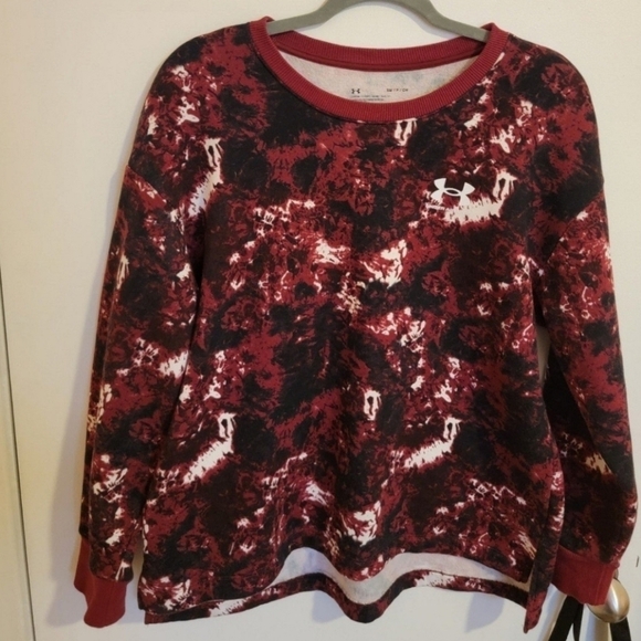Under Armour Womens Small Loose Sweatshirt Crew Neck Pre-owned - Picture 1 of 3